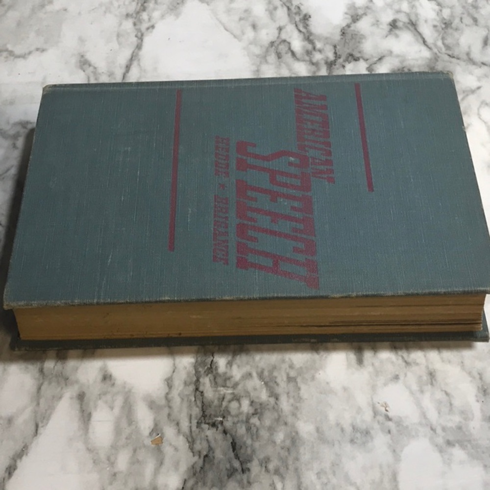 From 1942 American Speech Hedde Brigance hardcover book - Picture 9 of 9